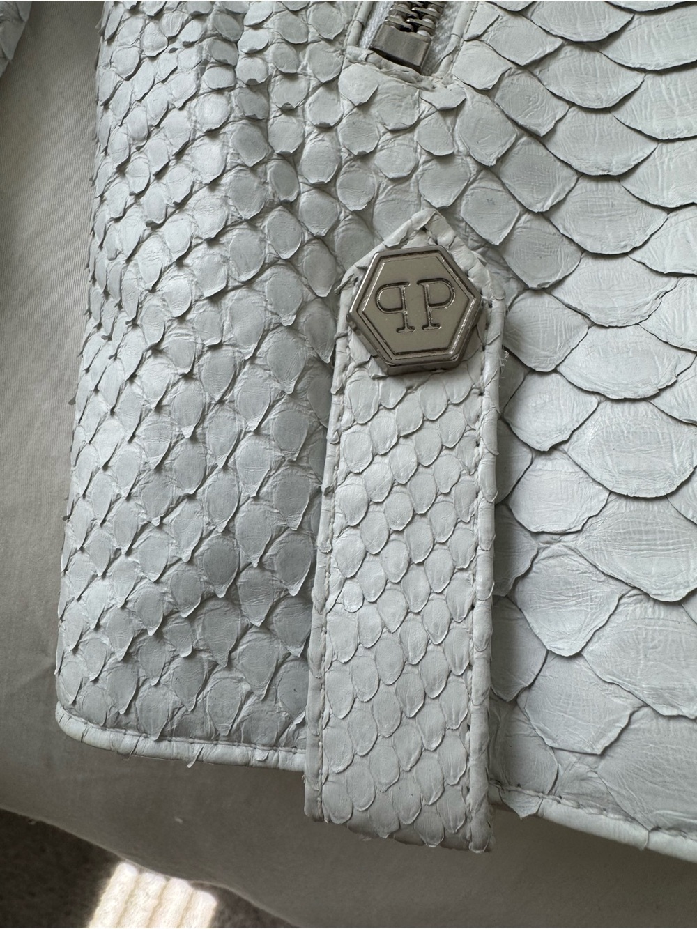 Philipp Plein leather jacket python - Picture 6 of 8